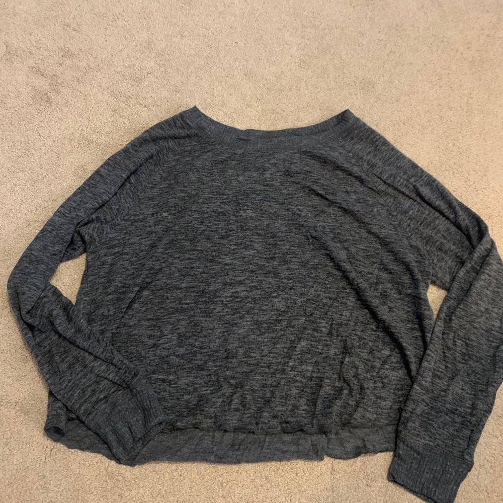Aeropostale Dark Gray Long Sleeve Shirt